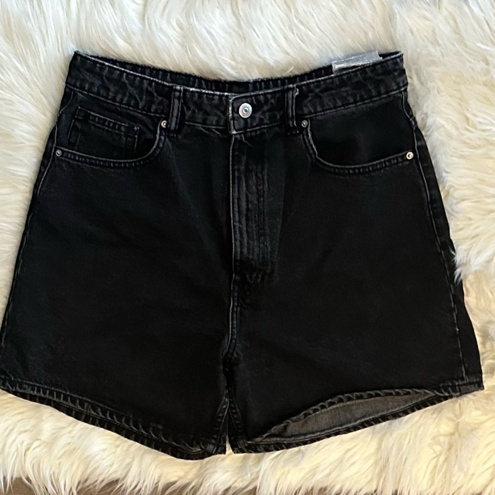 Zara Black Denim Shorts